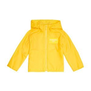 NWT Burberry Kids' Addison Hooded Jacket In Acid Yellow MSRP $440 Boys